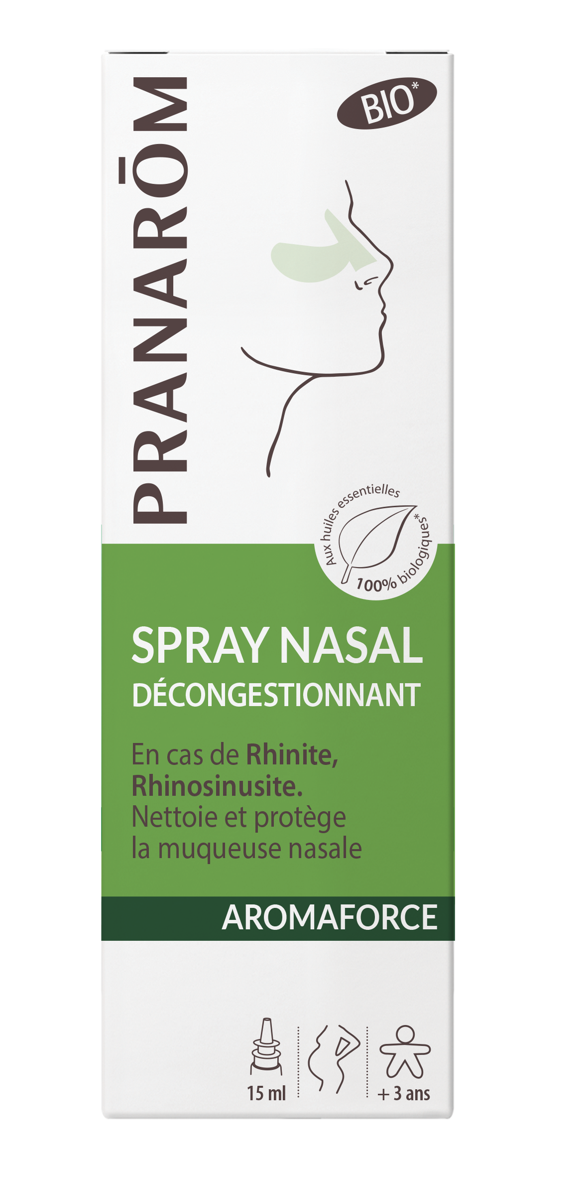 image Aromaforce Spray Nasal Décongestionnant Spray de 15 ml